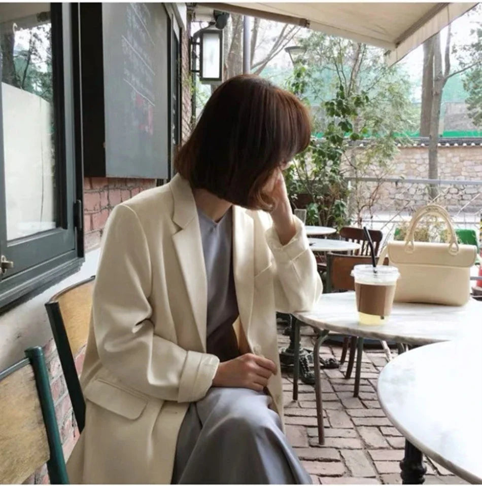 PowerSet™ – Slim Blazer Suit Set (Office-Classy, Tailored for Comfort & Impact)