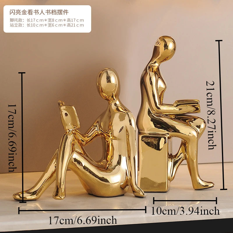 High-End Bookcase Ornament Decor