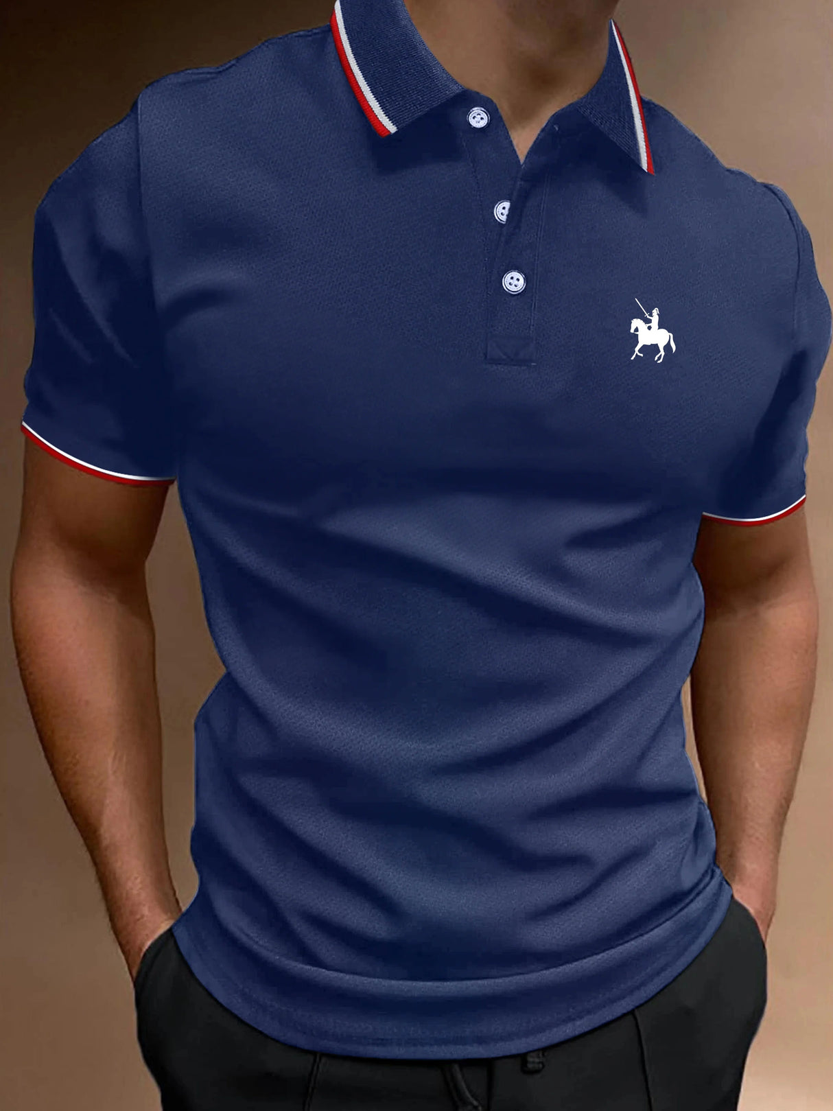 Men Summer Cotton Polo Shirt