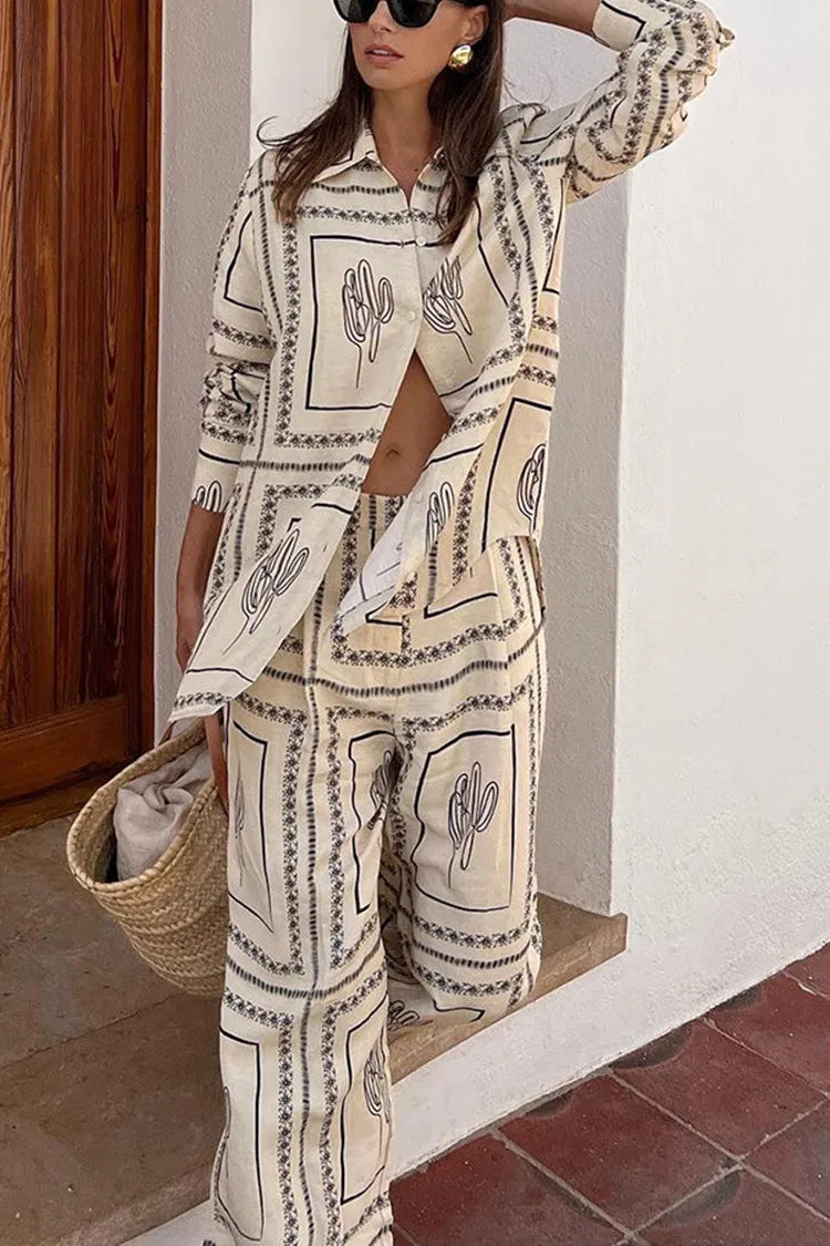 Women's Printed 2 Piece Set