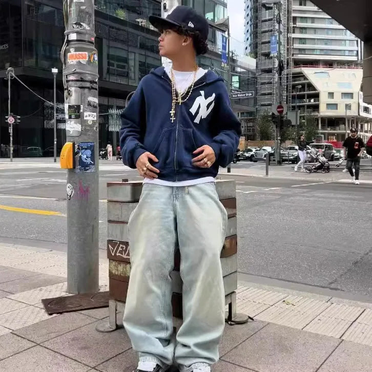 Women's Y2K Retro Letter Hoodie