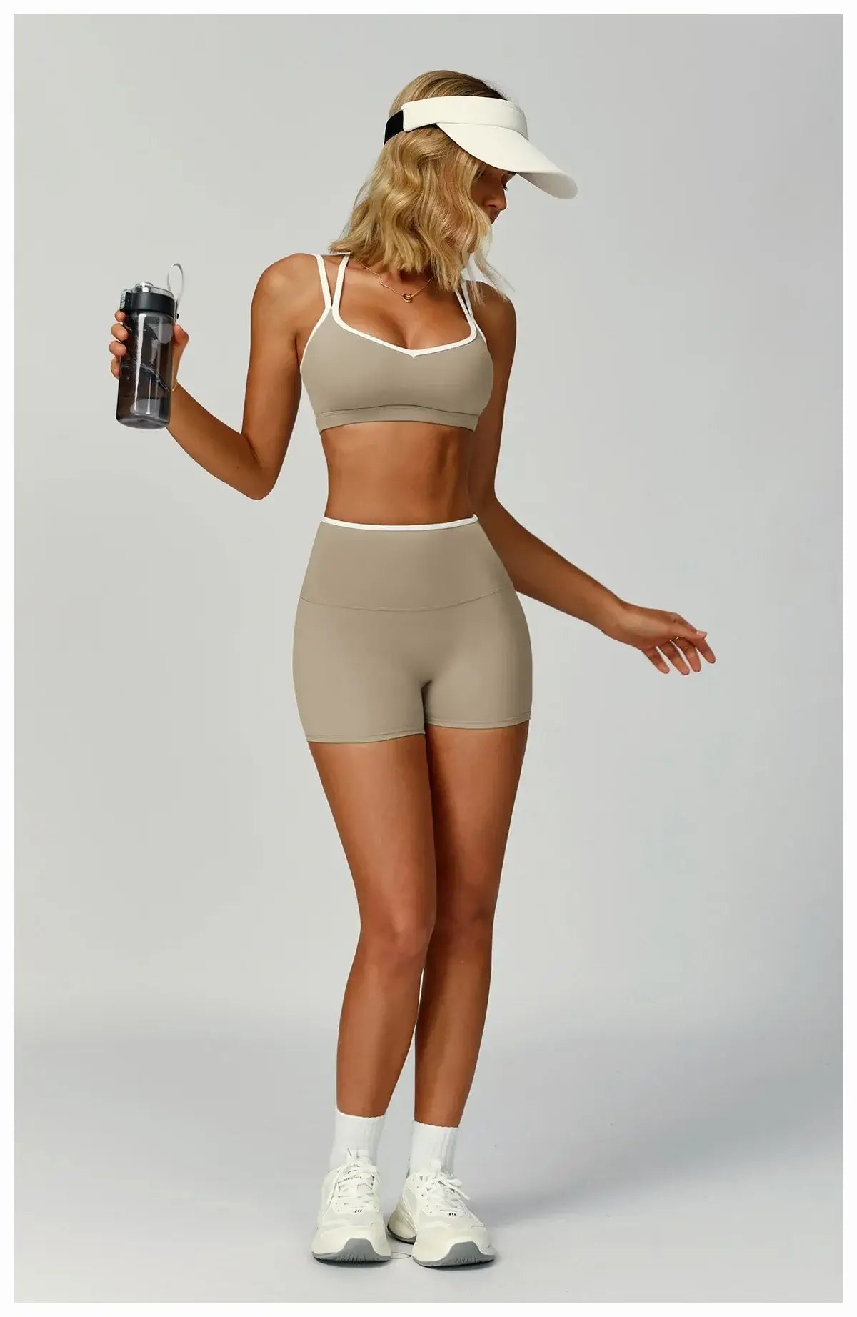 حمالة صدر يوغا نسائية مقاومة للصدمات بدون درزات