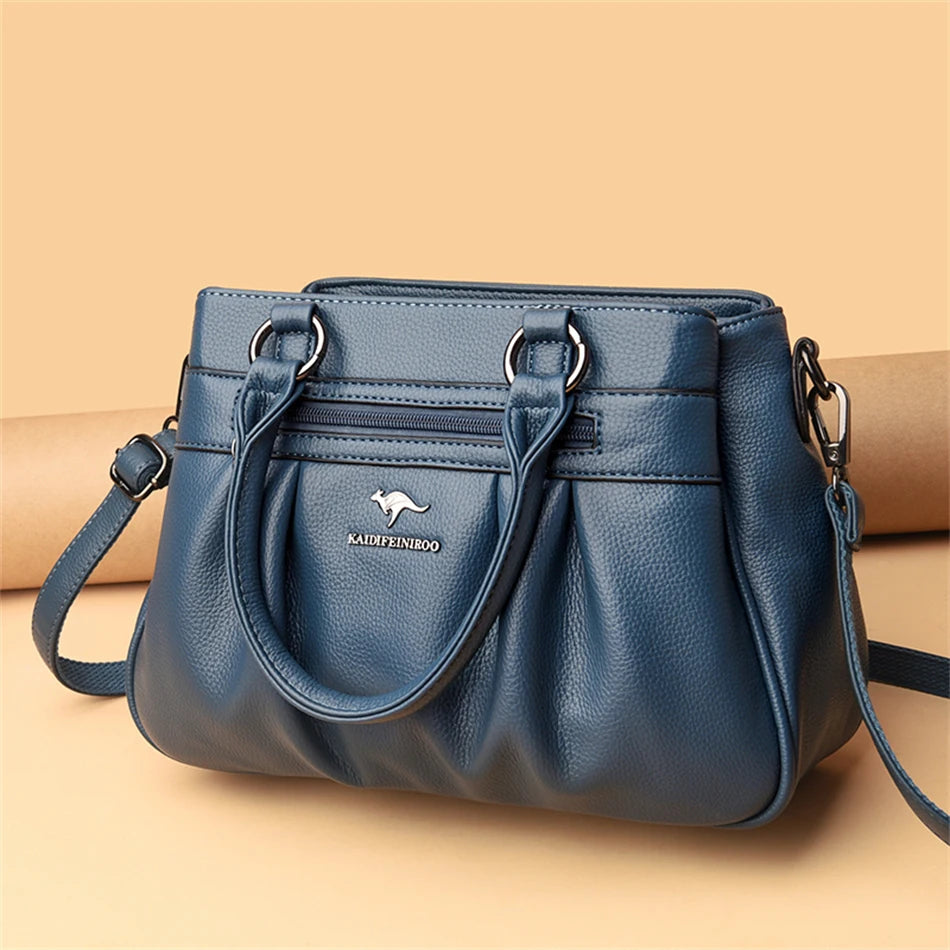 Triple Compartment Tote Bag