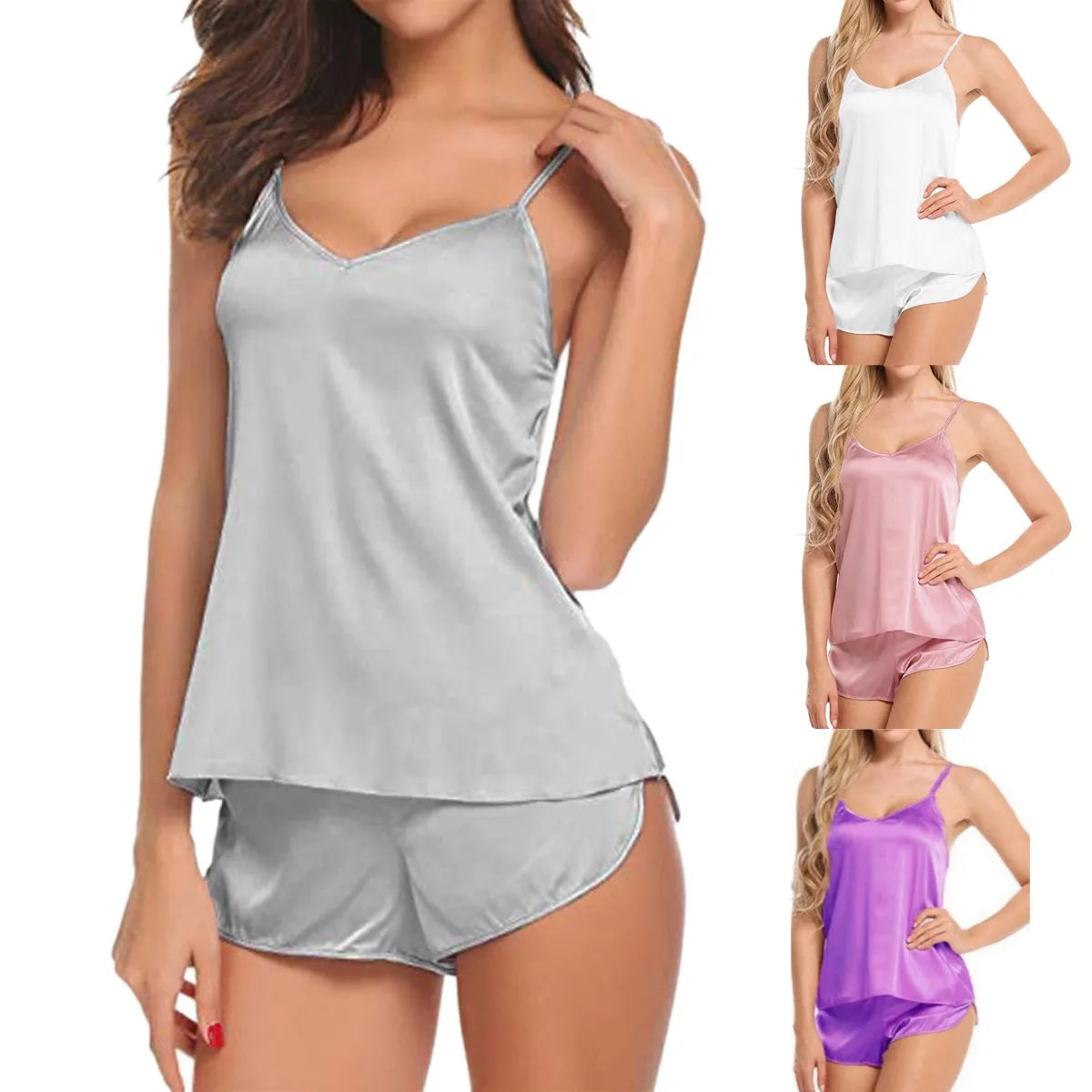 Luna Satin Lounge Set