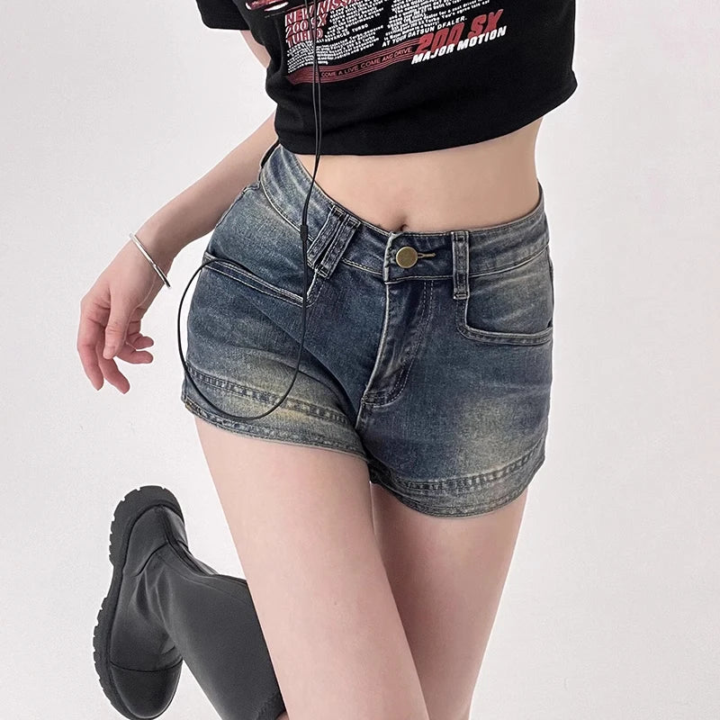 Women's Sexy Retro Denim Shorts
