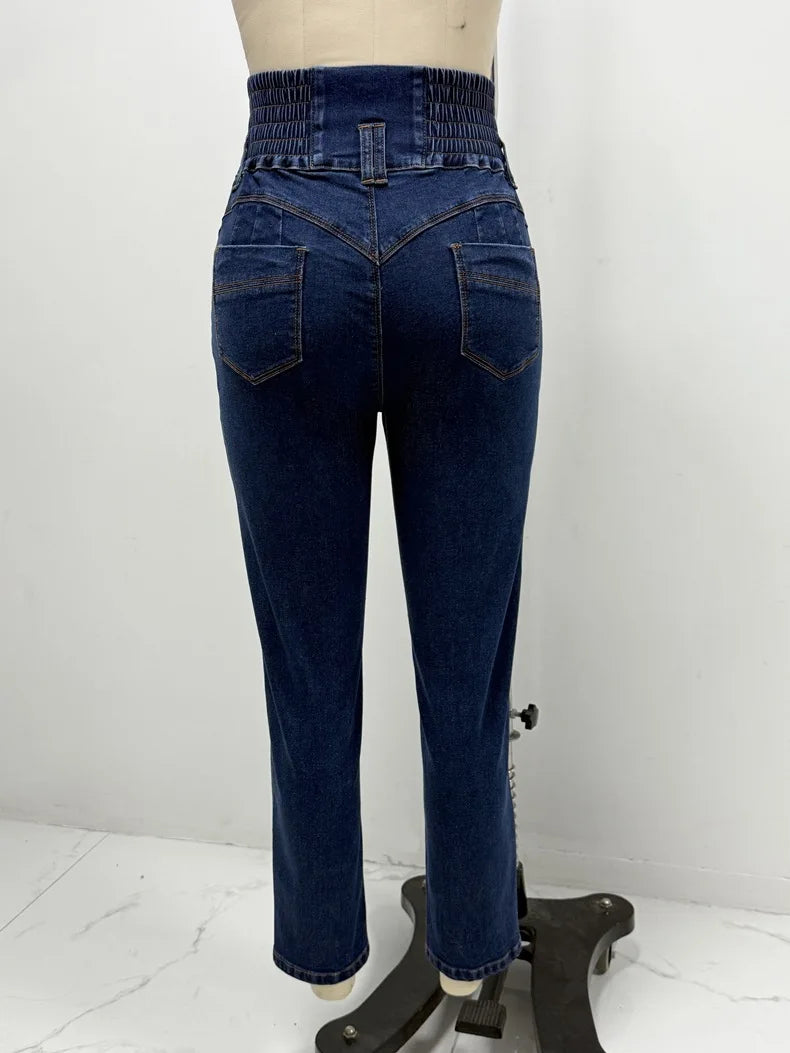 Women Washed Pencil Jeans