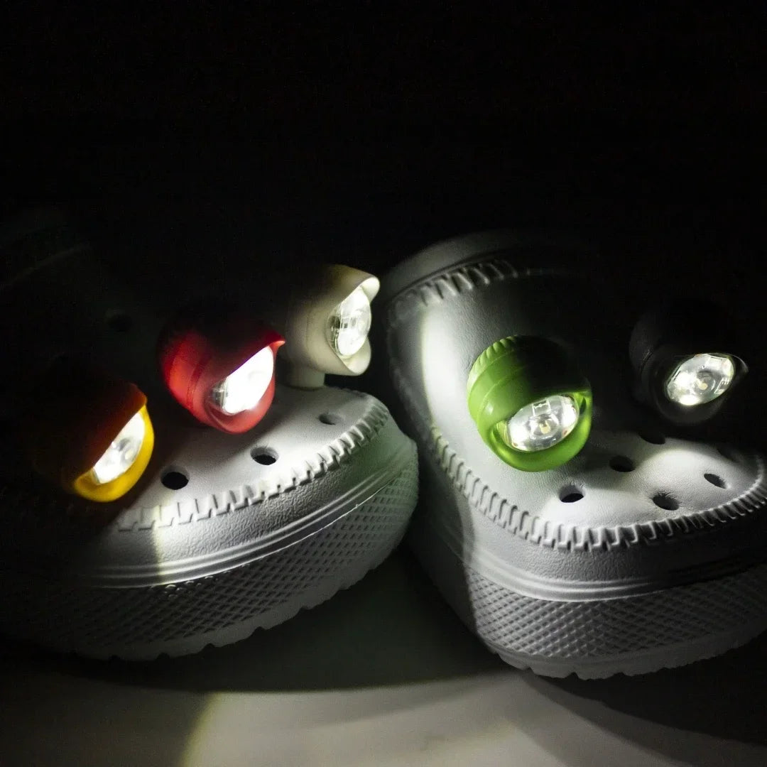 Women LED Shoe Light Charms Rainbow
