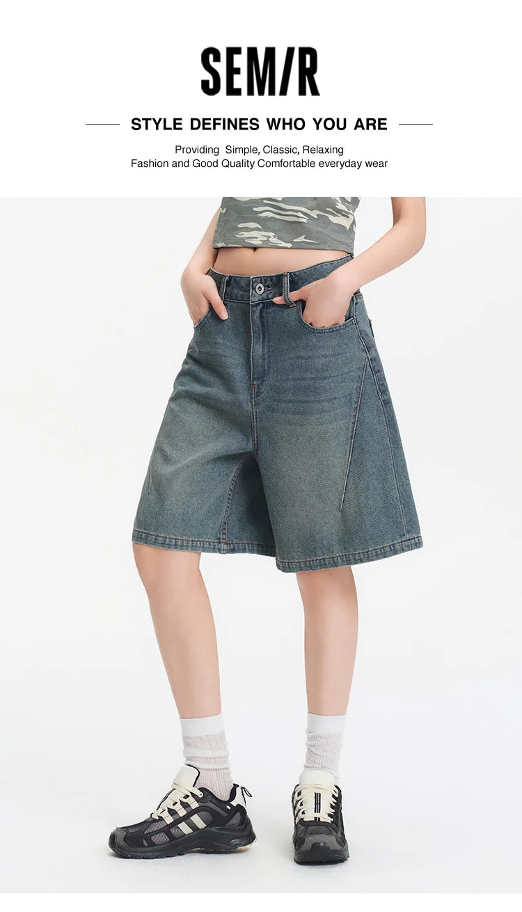 CoolTide™ – Loose Cooling Shorts (Vintage Slim 2025 Denim Design)