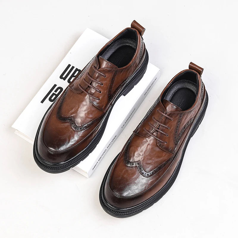 Monarch Platform Derby Shoes