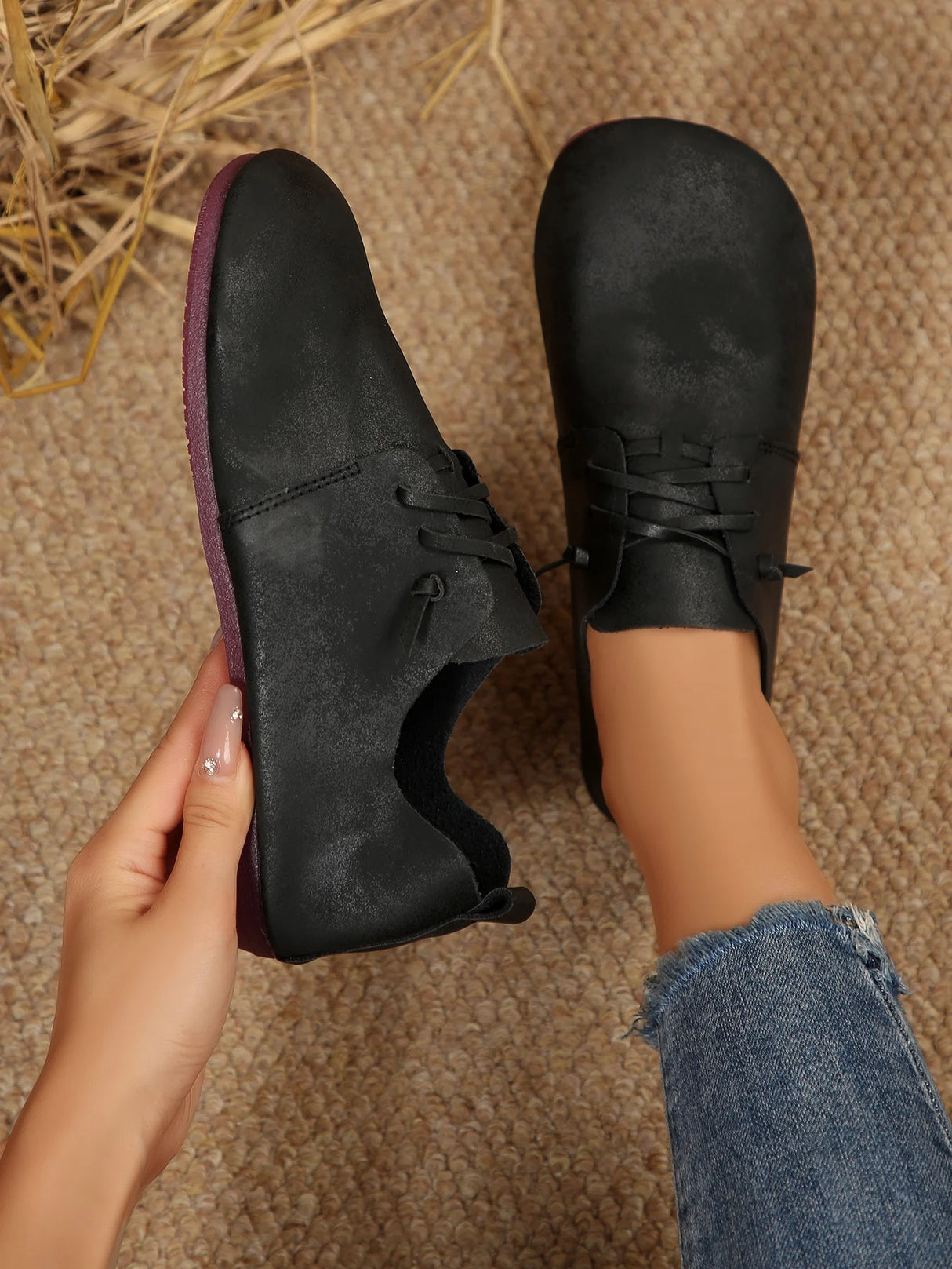 حذاء لوفر نسائي أنيق وسهل الارتداء