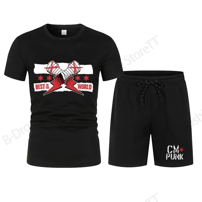 Men CM Punk Print Set