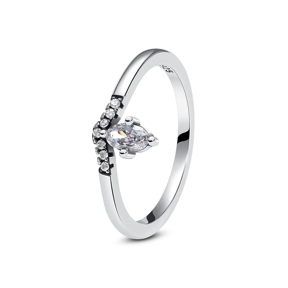 925 Sterling Silver Engagement Ring