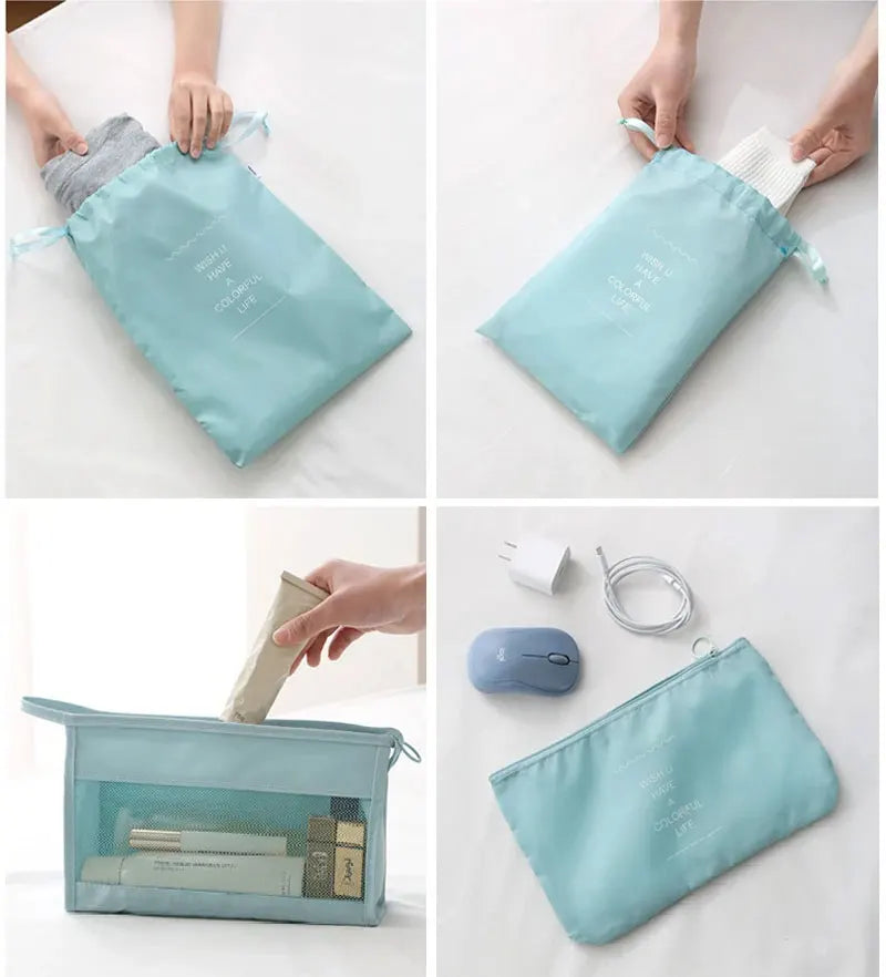 10/7-Piece Travel Organizer Set – Suitcase Packing Cubes