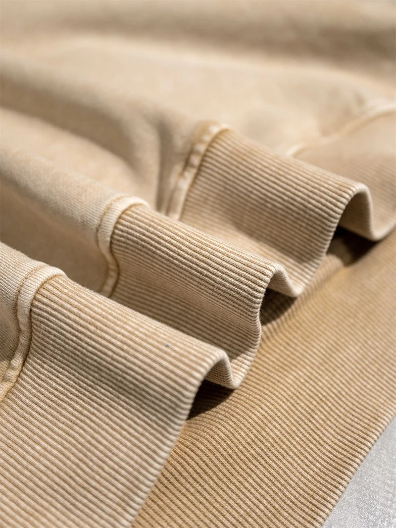 Oversized Men's Hoodie – Vintage Black Pullover