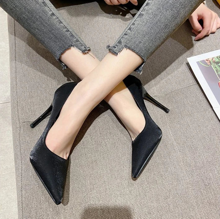 أحذية ستيليتو مثيرة بمقدمة مدببة - أحذية رسمية 2025