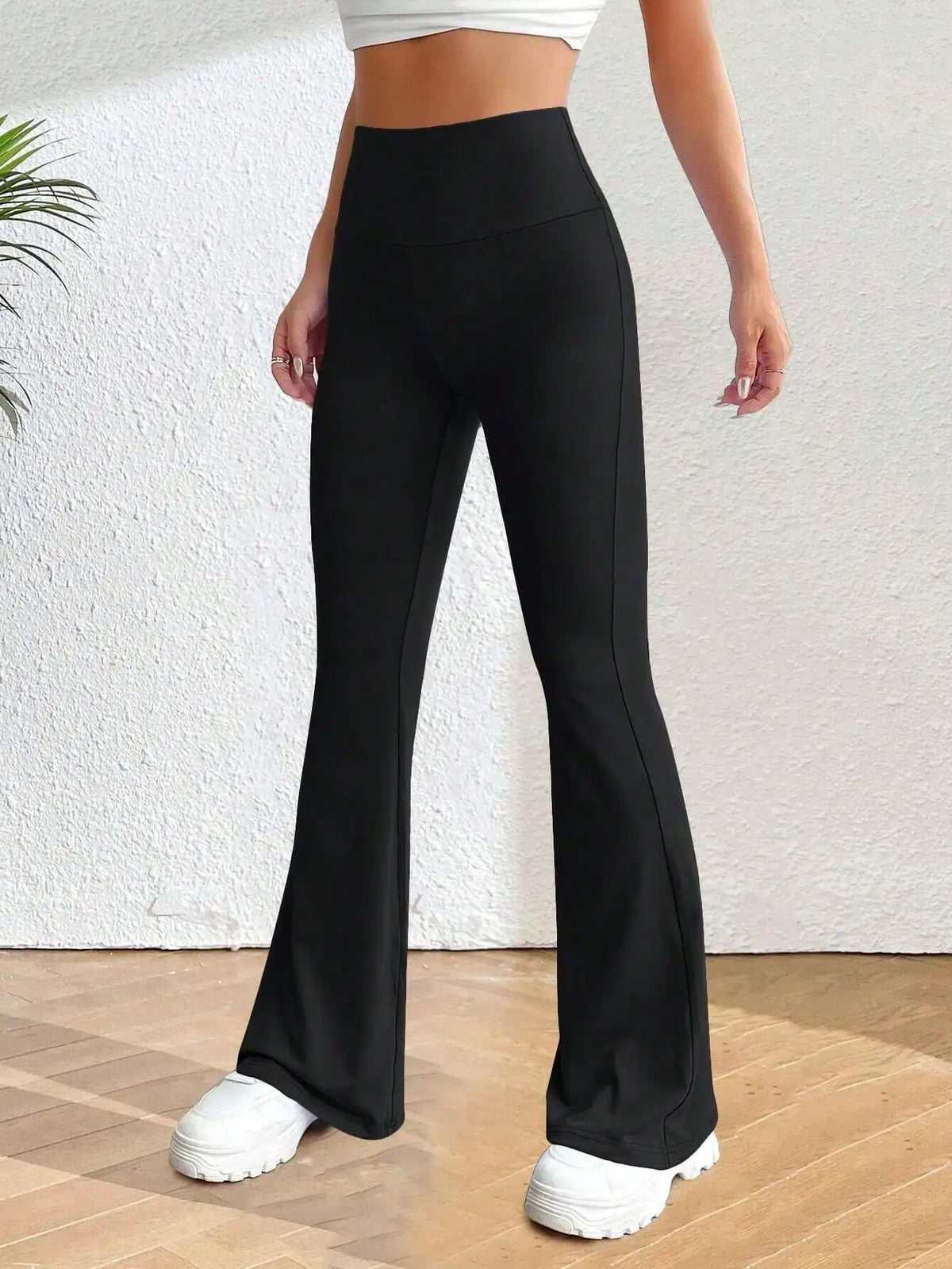 Women's High Waisted Flare Pants