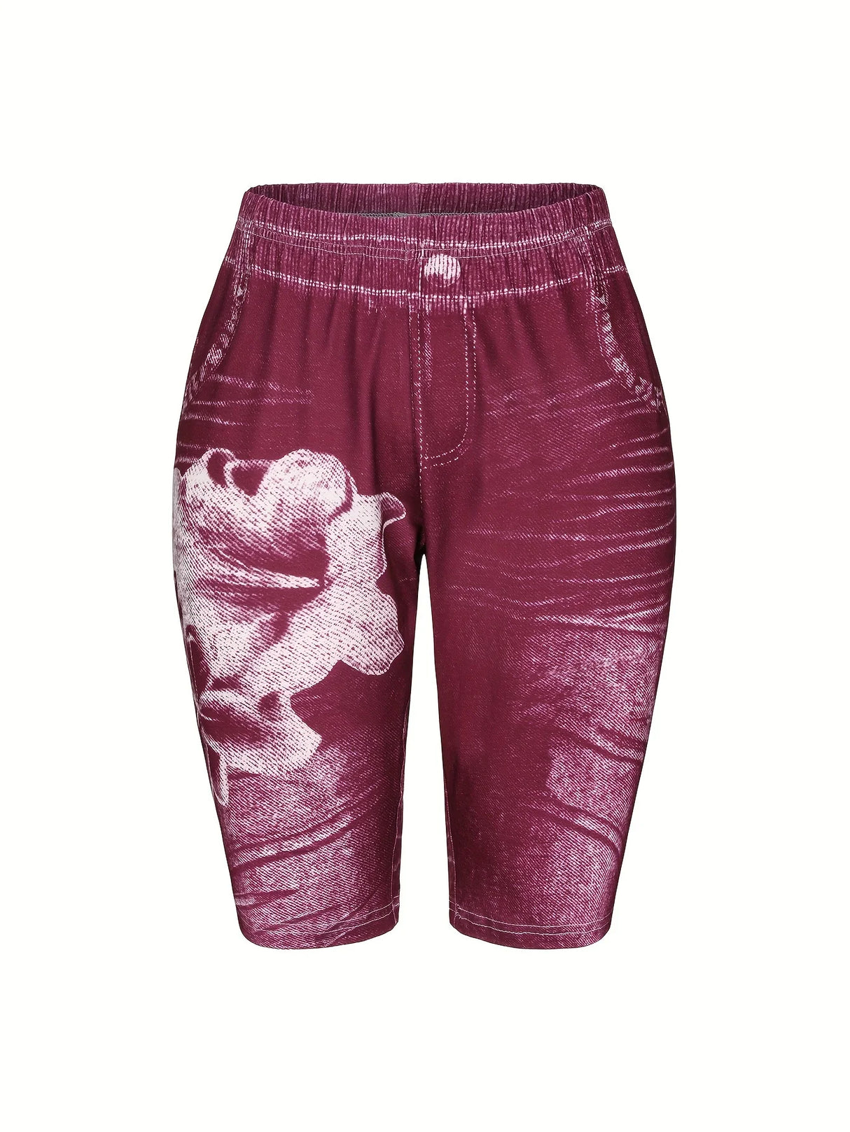 Women's 3-Piece Denim Style Shorts