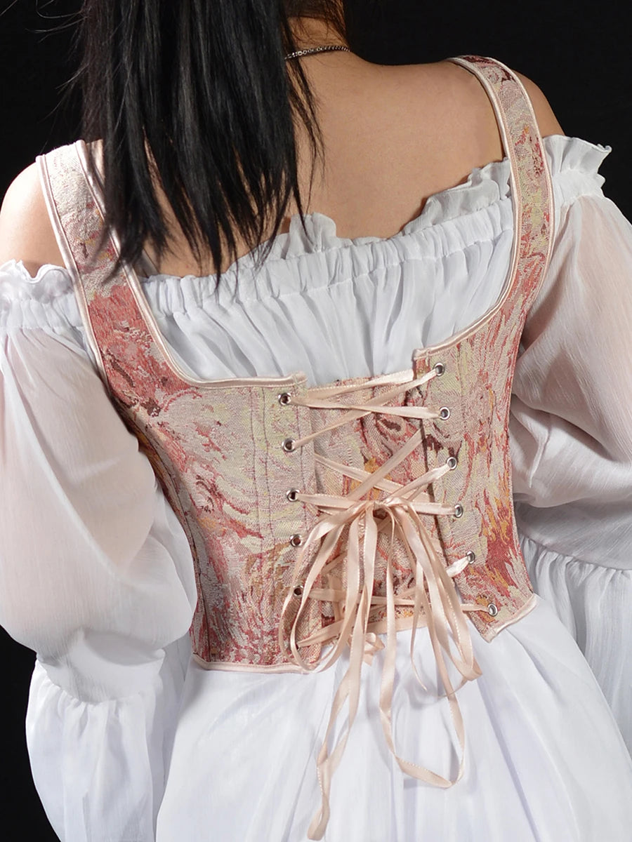 قميص داخلي نسائي مشد مزهر