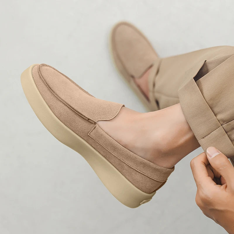 Men Suede Lightweight Driving Loafers