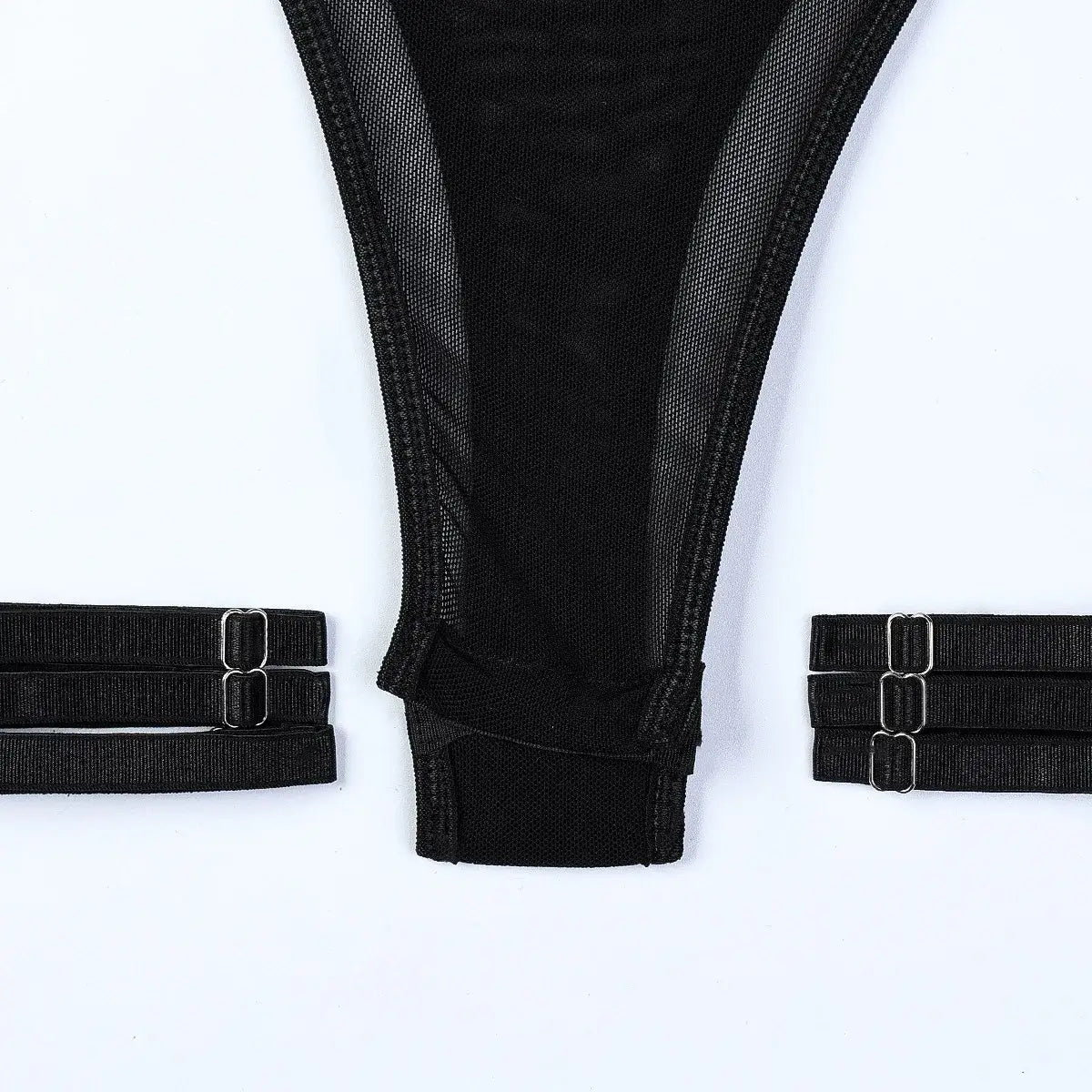 جمبسوت نسائي شبكي مع حمالة صدر