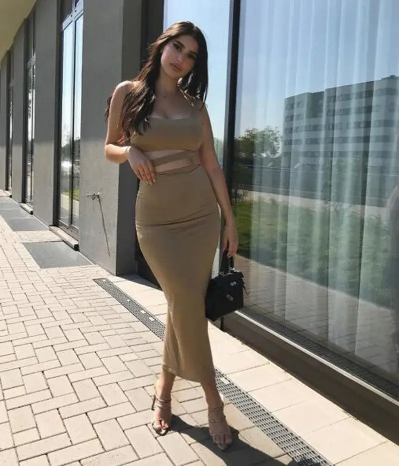 Chic Party Night Dress – Two Piece Set for Women