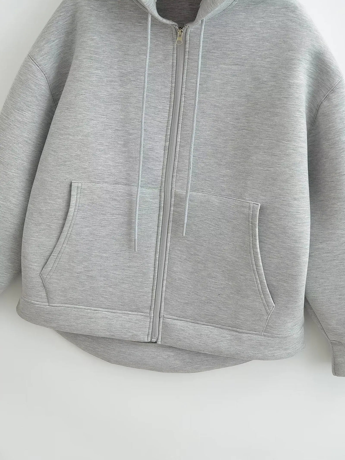 Women's Oversized Zip Hoodie Jacket