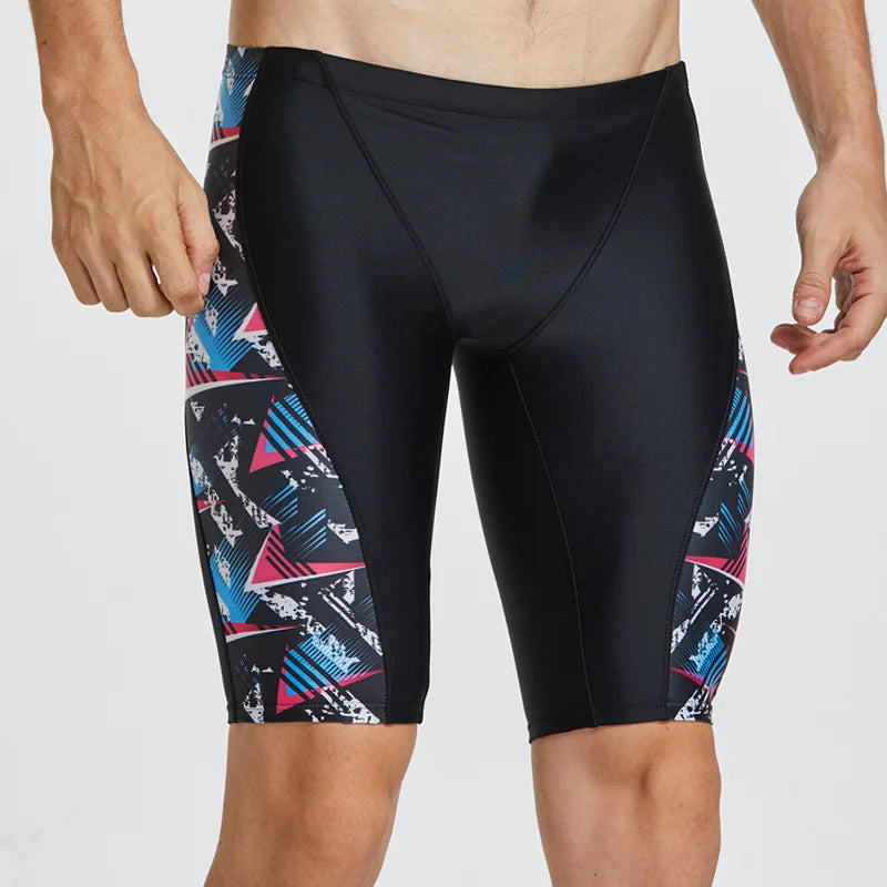 ملابس سباحة رجالية تنافسية بمقاسات كبيرة