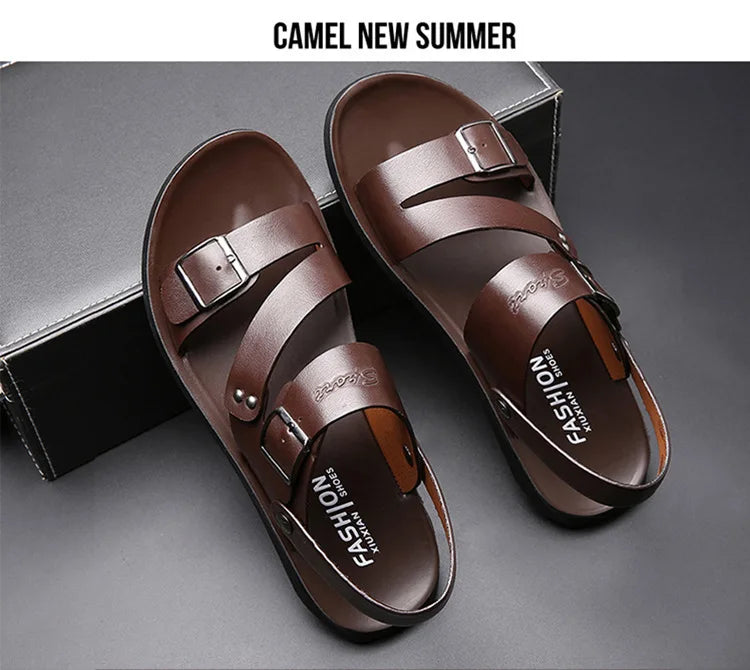 Men Soft Sole Leather Sandals
