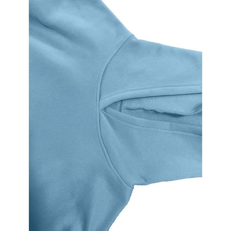 هودي نسائي مقاس كبير 1XL-5XL – بلوفر سادة