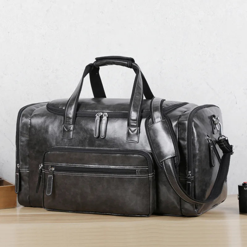 Premium Leather Travel Bag