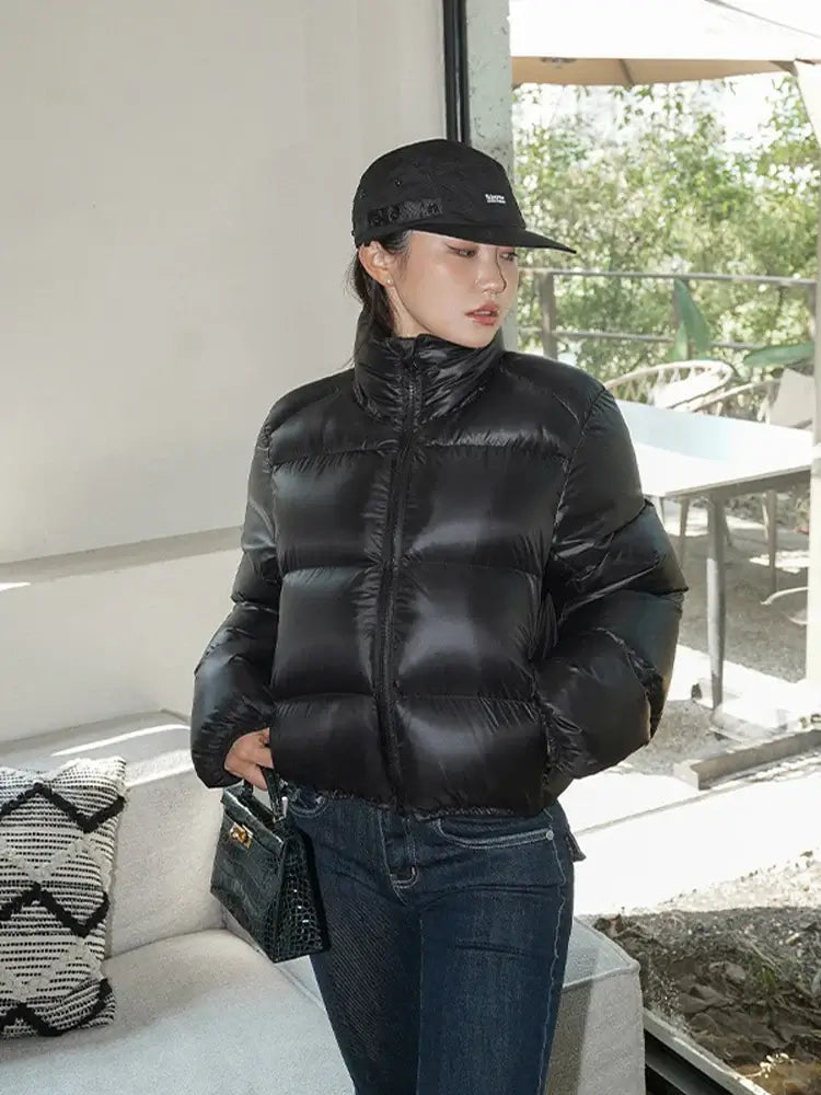 Women Cozy Short Winter Coat