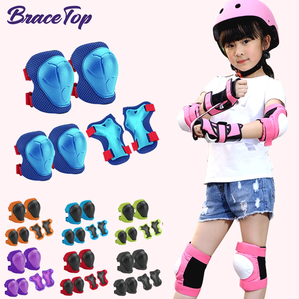 Kids Protective Gear Set with Knee & Elbow Pads