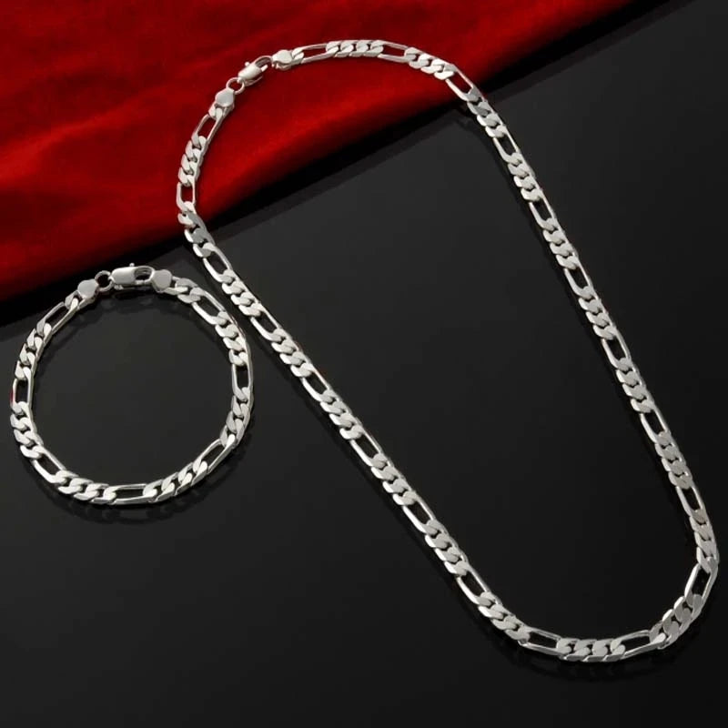 Sterling Silver Chain Set