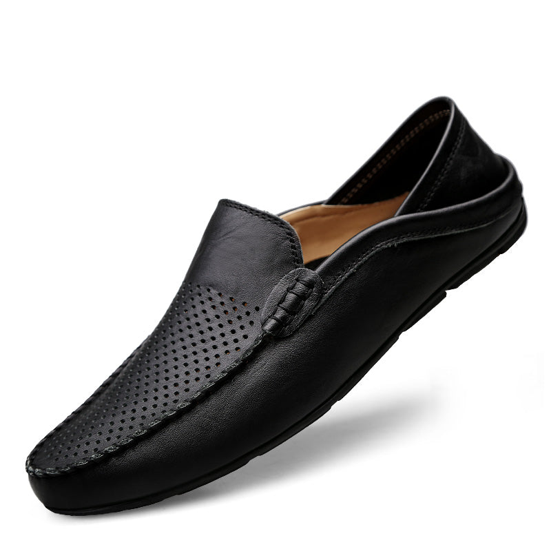 Men Italian Style Leather Moccasins