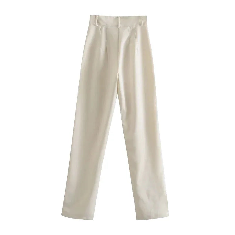 Women Office Straight Pants