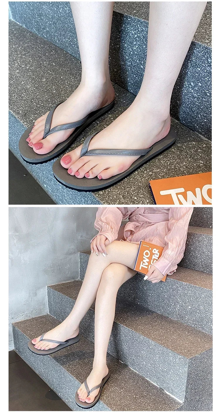 شباشب صيفية نسائية مانعة للانزلاق - شباشب للشاطئ والهواء الطلق