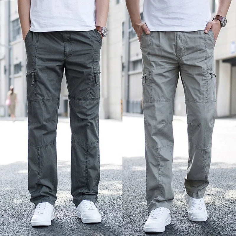 Men’s Loose Straight Cargo Pants