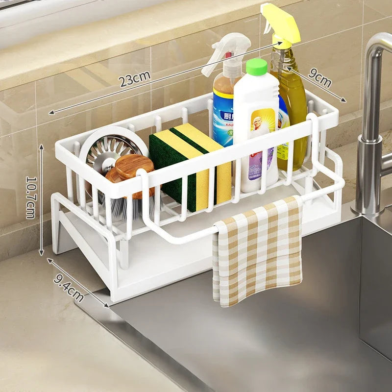 Kitchen Sponge & Dish Rack Organizer