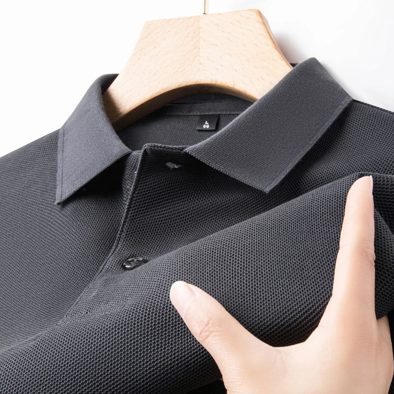 Men Cotton Breathable Polo Shirt