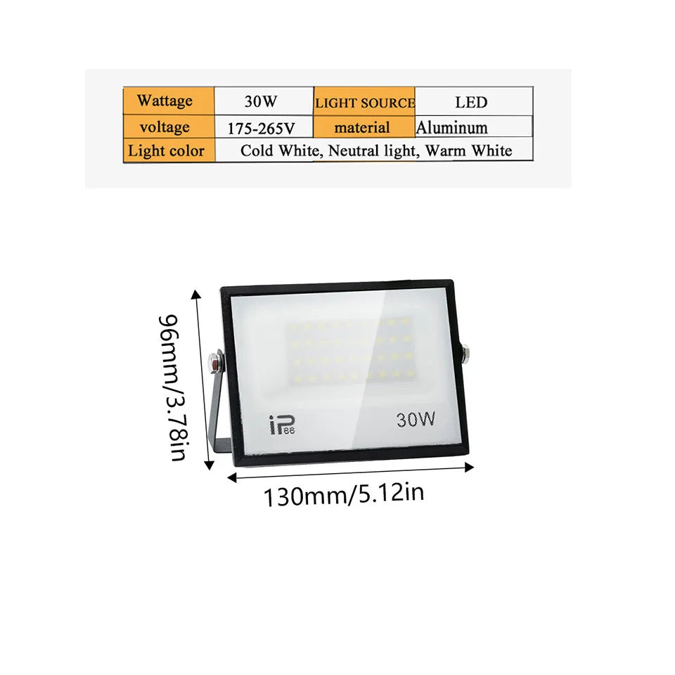 Waterproof LED Outdoor Spotlight