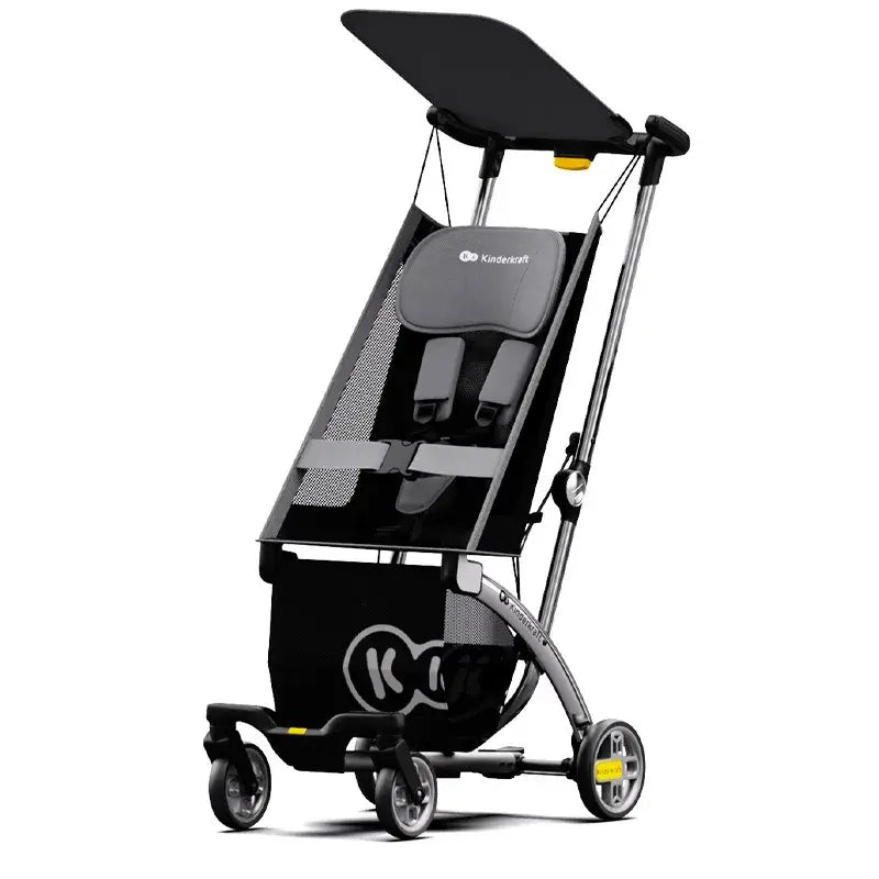 Lightweight outdoor children's stroller featuring a foldable design and high landscape for ages 0-3 years.