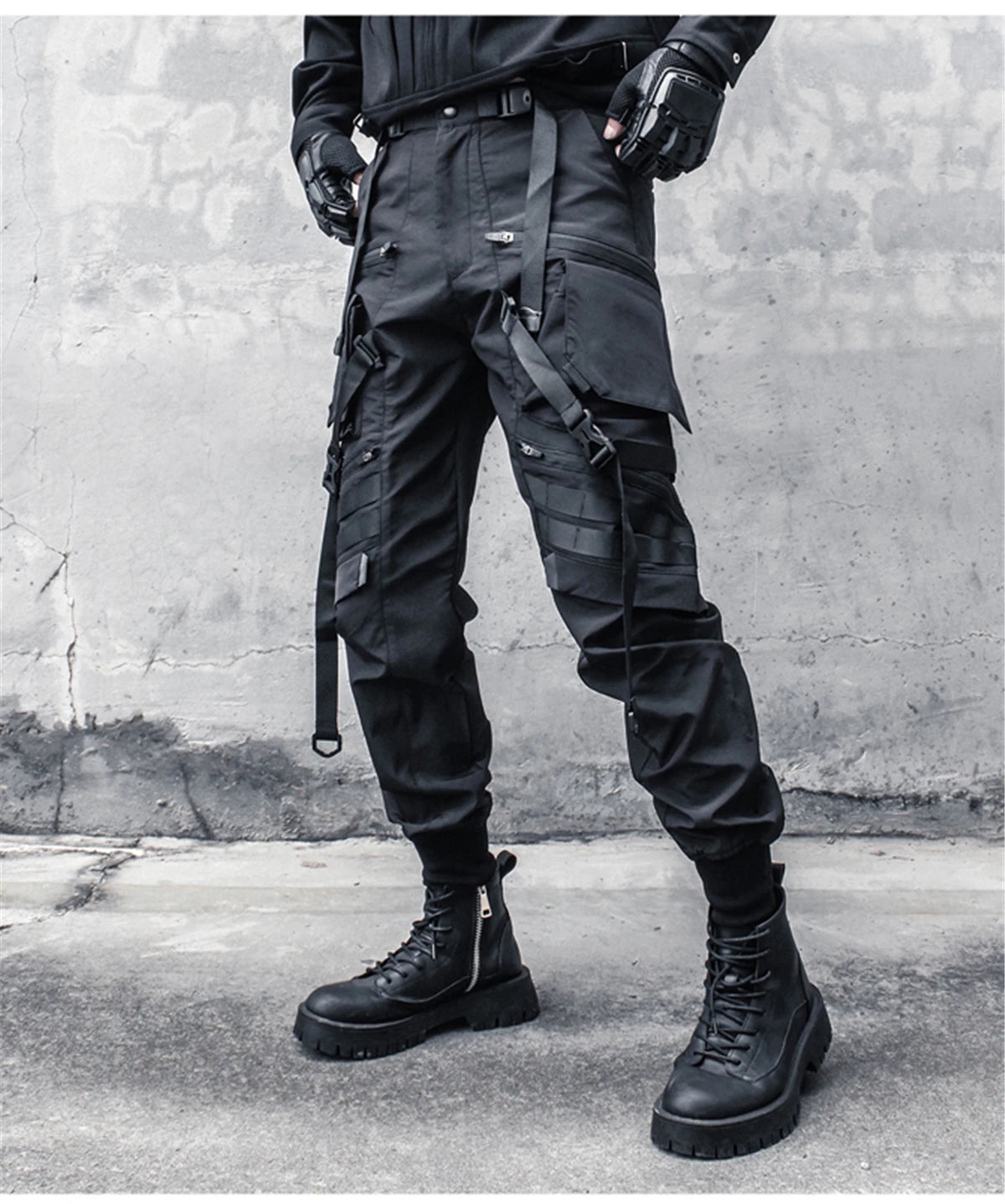 Men Techwear Tactical Cargo Pants