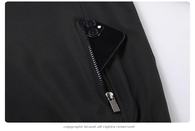 Men's Plus Size Casual Windbreaker