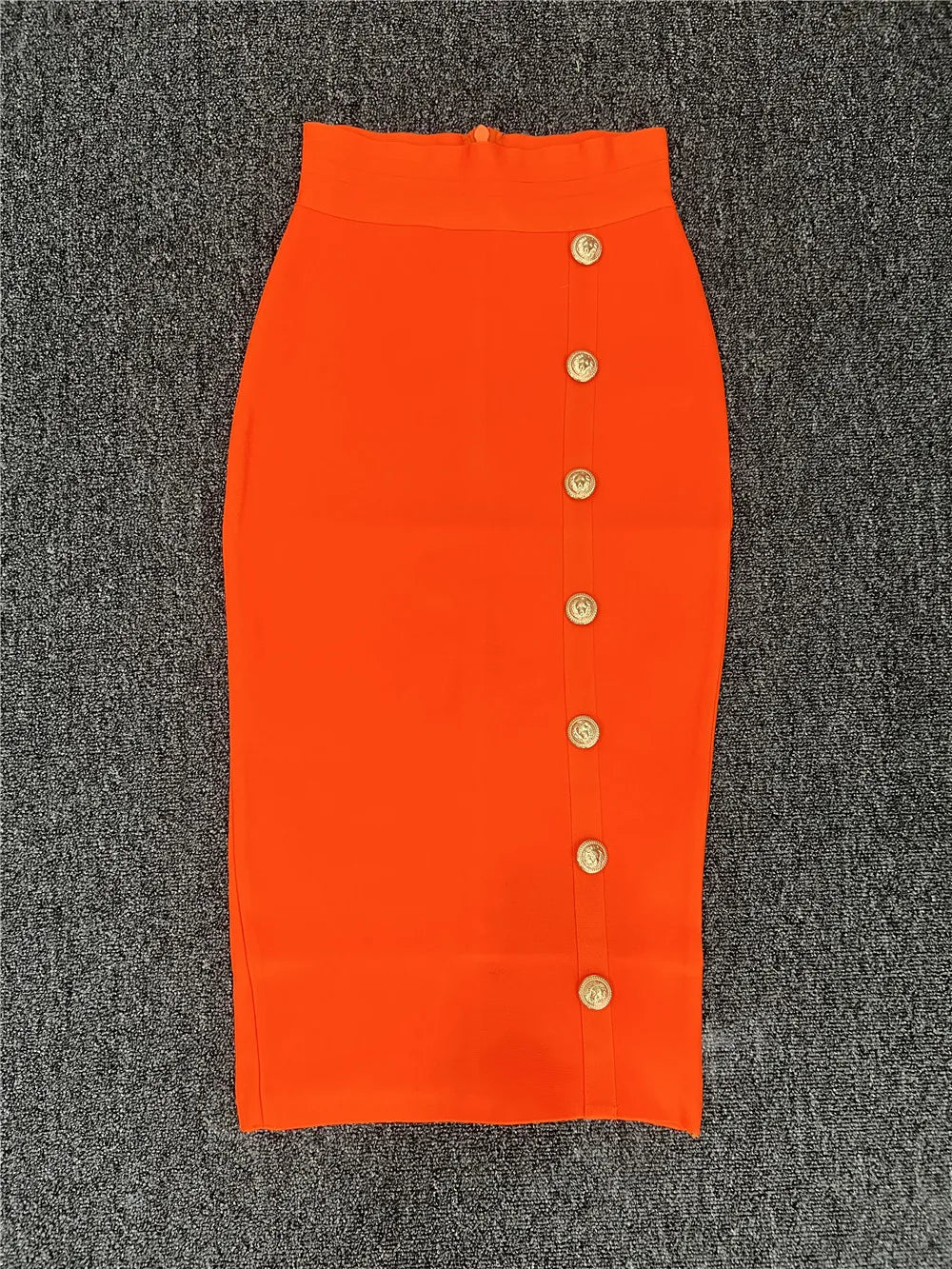 Women XL Bandage Pencil Skirt