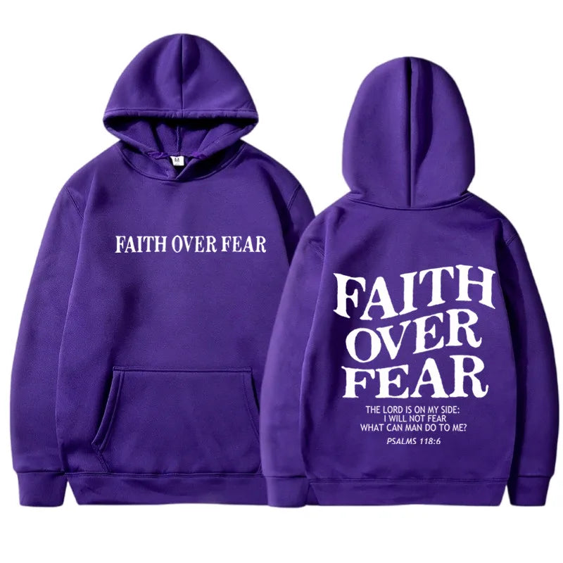 Men Faith Over Fear Hoodie
