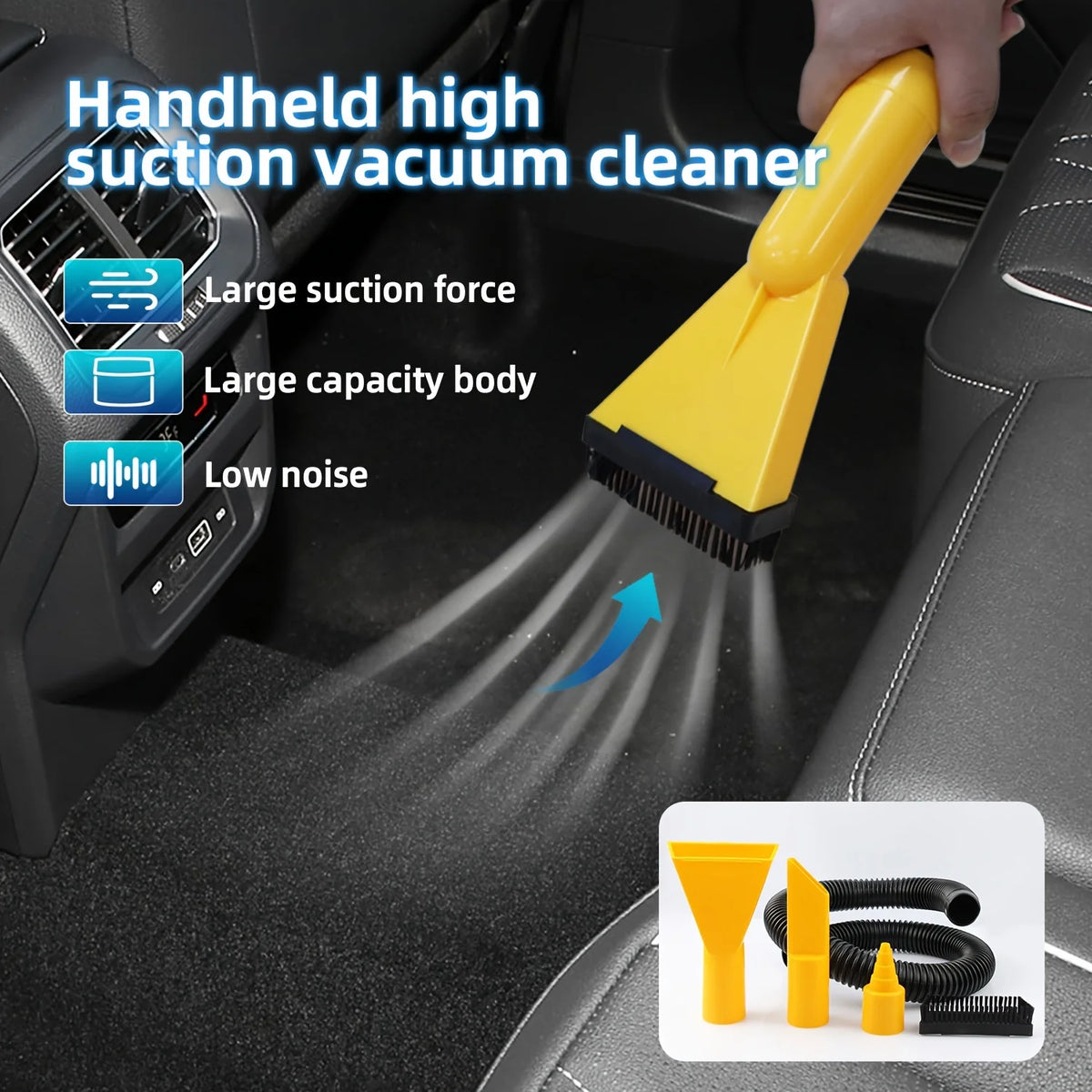 Multifunctional Portable Car Vacuum Cleaner