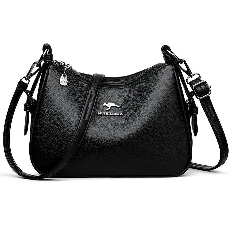 Minimalist Leather Shoulder Bag
