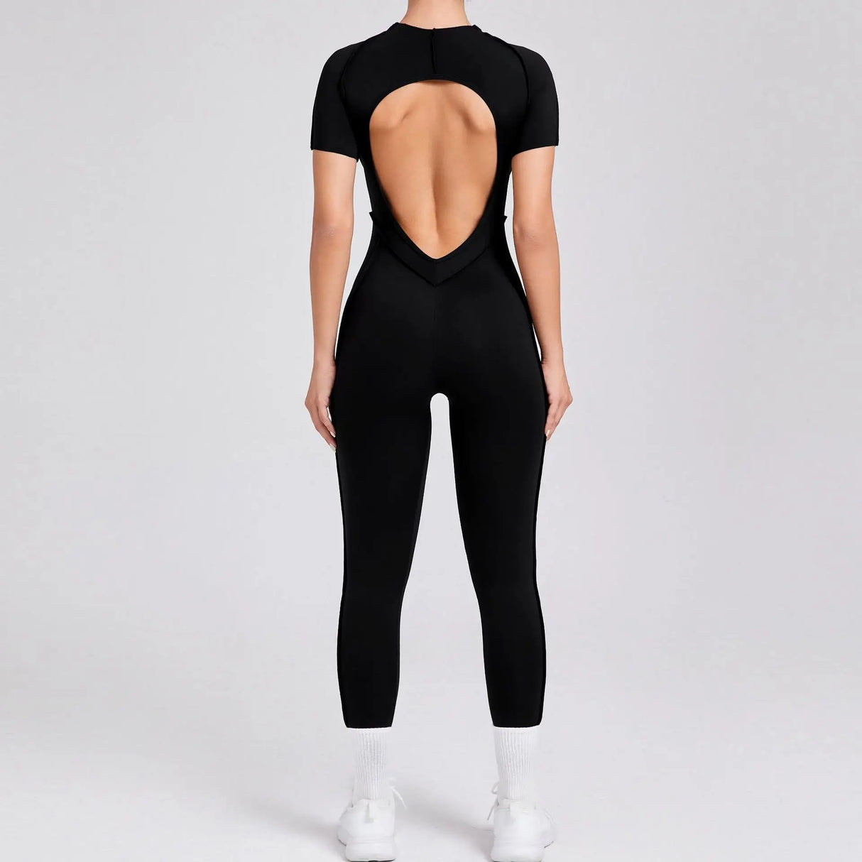 Women Backless Yoga Jumpsuit