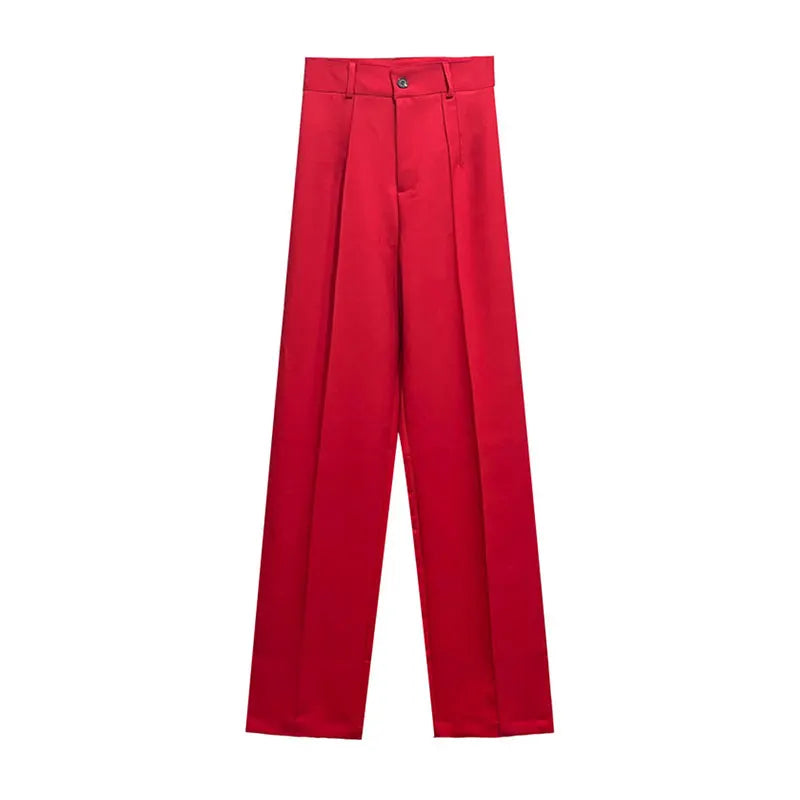 Women Office Straight Pants