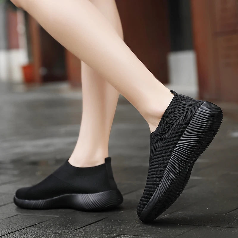 Women's Breathable Mesh Slip-On Sneakers